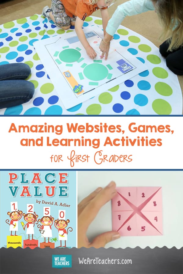 Amazing Websites, Games, and Learning Activities for First Graders