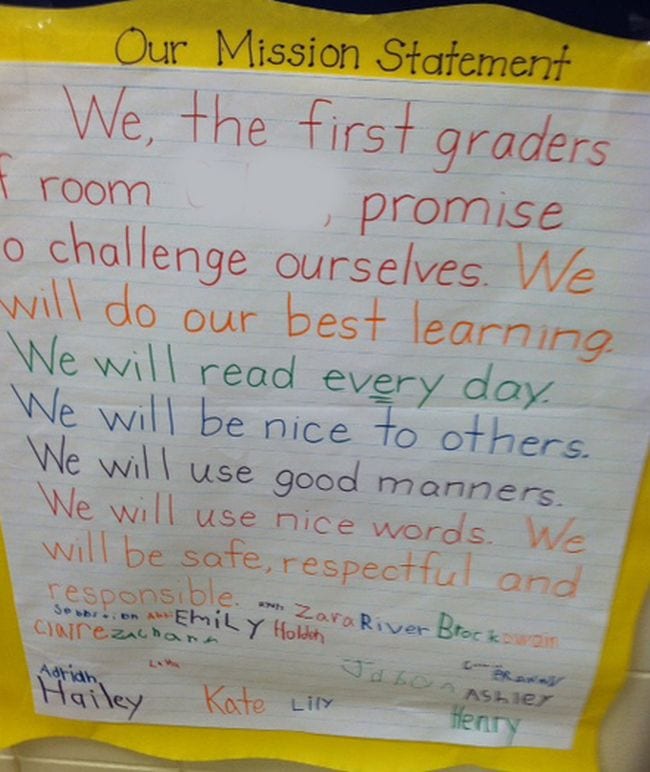 First Grade Classroom Management