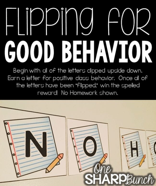 Flipping for good behavior 