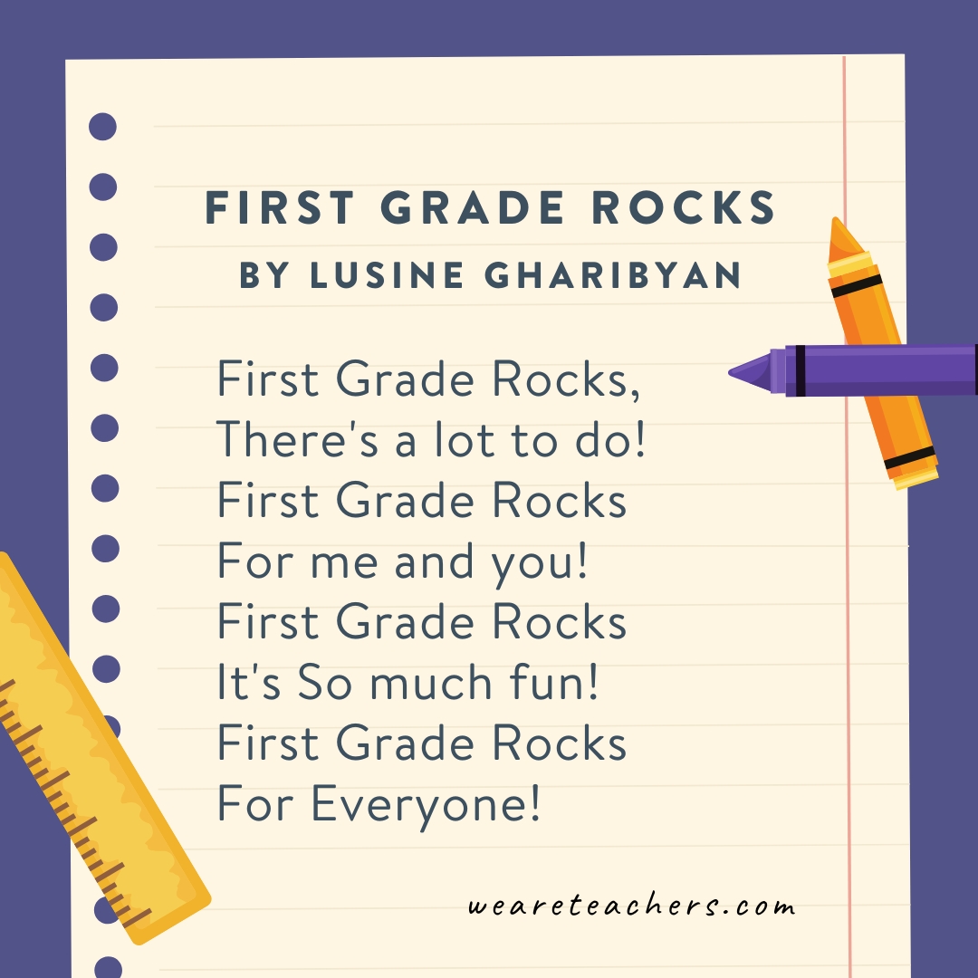 First Grade Rocks by Lusine Gharibyan