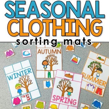 Seasonal Clothing Sorting Mats