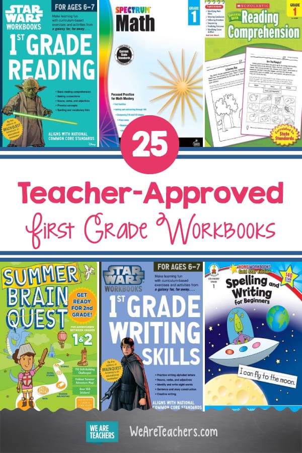 25 Teacher-Approved First Grade Workbooks