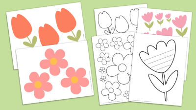 Free Printable Flower Template