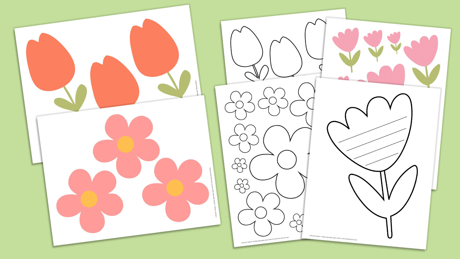 flower bundle examples of printables with flowers on them