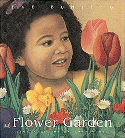 Book Cover for Flower Garden; example of spring books for kids