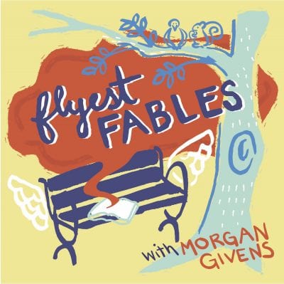 Flyest Fables podcast for kids logo
