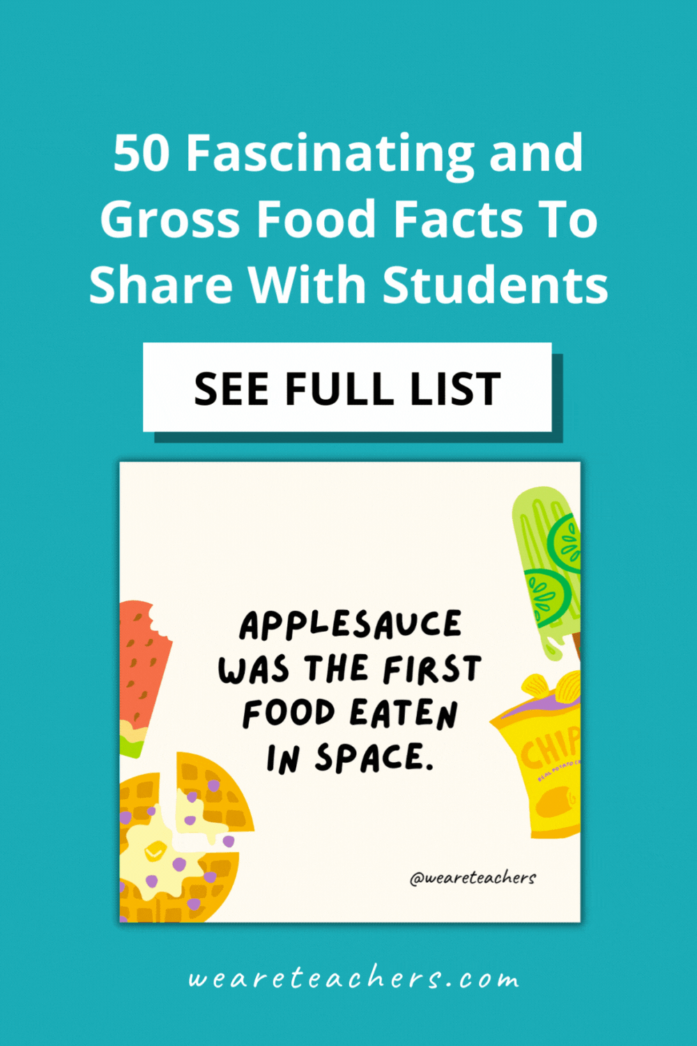 These 50 fun food facts for kids are great for introducing how produce is classified, how foods were invented, and more!