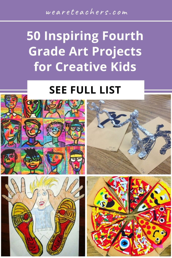 Learn about well-known artists and explore creative concepts with these fourth grade art projects. Paint, draw, sculpt, and more!