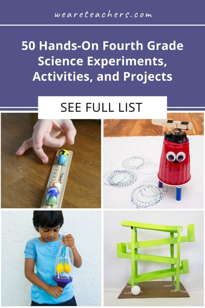 Watch your fourth grade science students' eyes light up when they try some of these activities. Make crystals, build a pulley, and more.