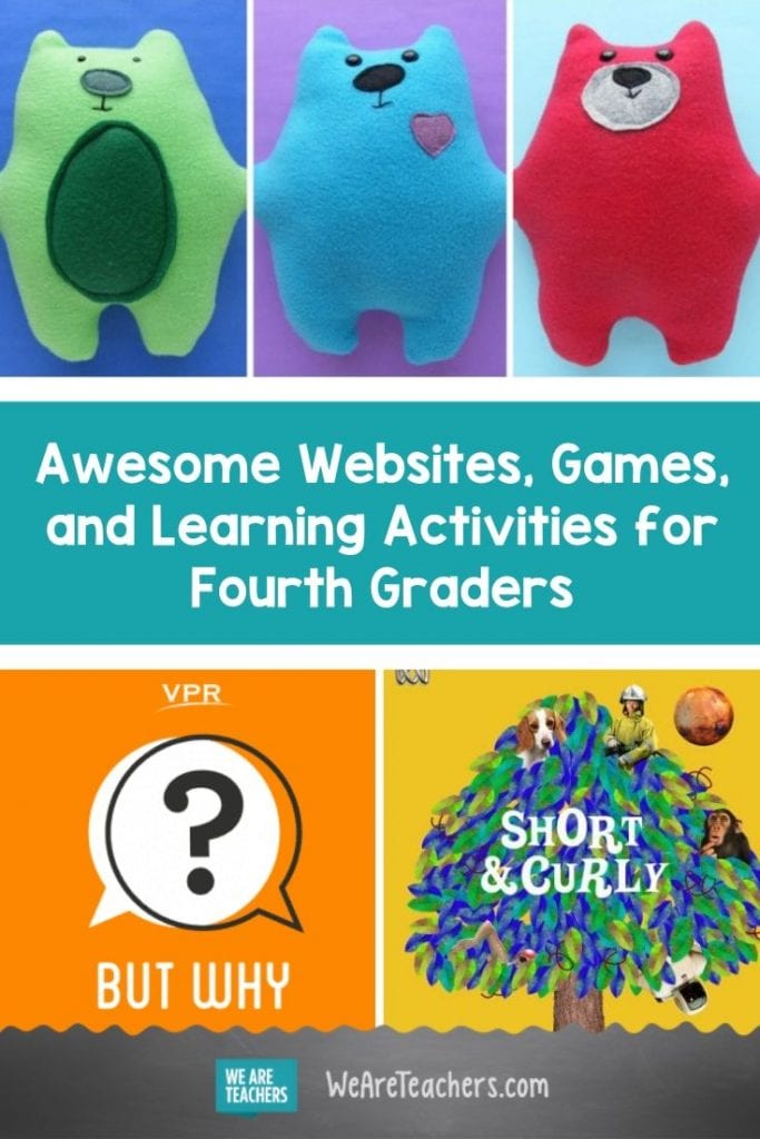 Awesome Websites, Games, and Learning Activities for Fourth Graders