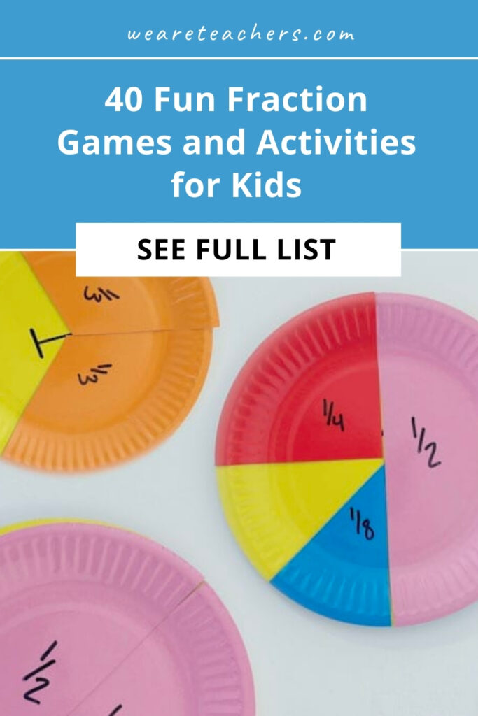 These fraction games and activities help kids master tricky concepts with ease. They'll use dominoes, playing cards, paper plates, and more.