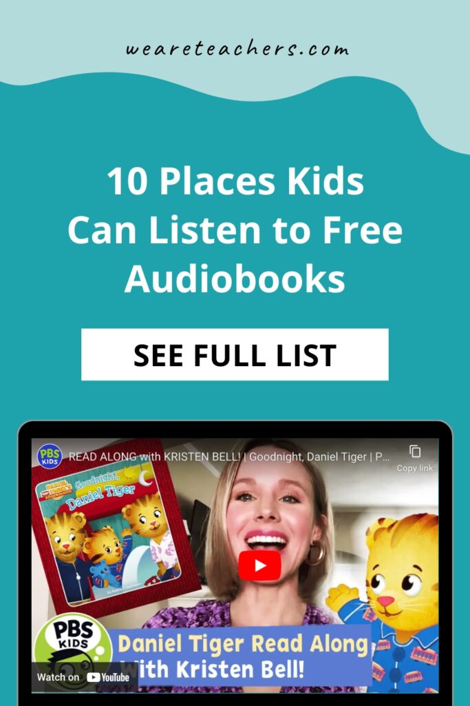 Listening to audiobooks boosts kids' literacy skills in so many ways! Here are 10 of our favorite places to find free audiobooks for kids.