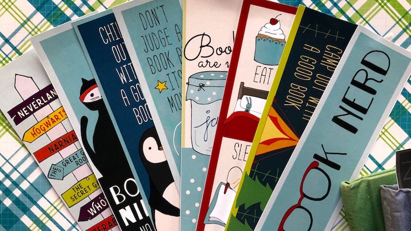 Free Printable Bookmarks Stack of printable reading bookmarks.