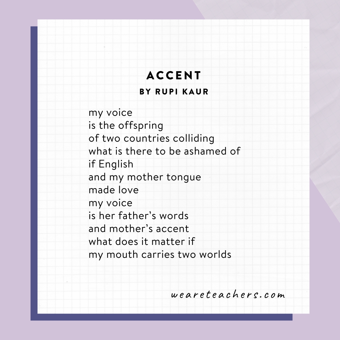 Accent by Rupi Kaur