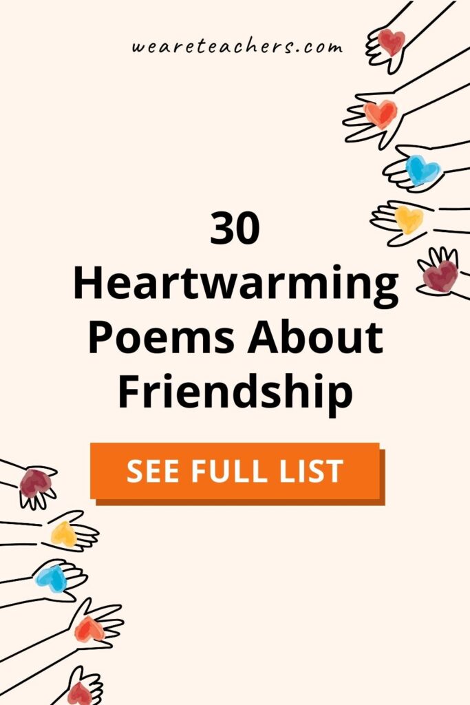 30 Heartwarming Poems About Friendship To Share With Students