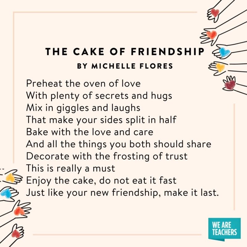 The Cake of Friendship by Michelle Flores