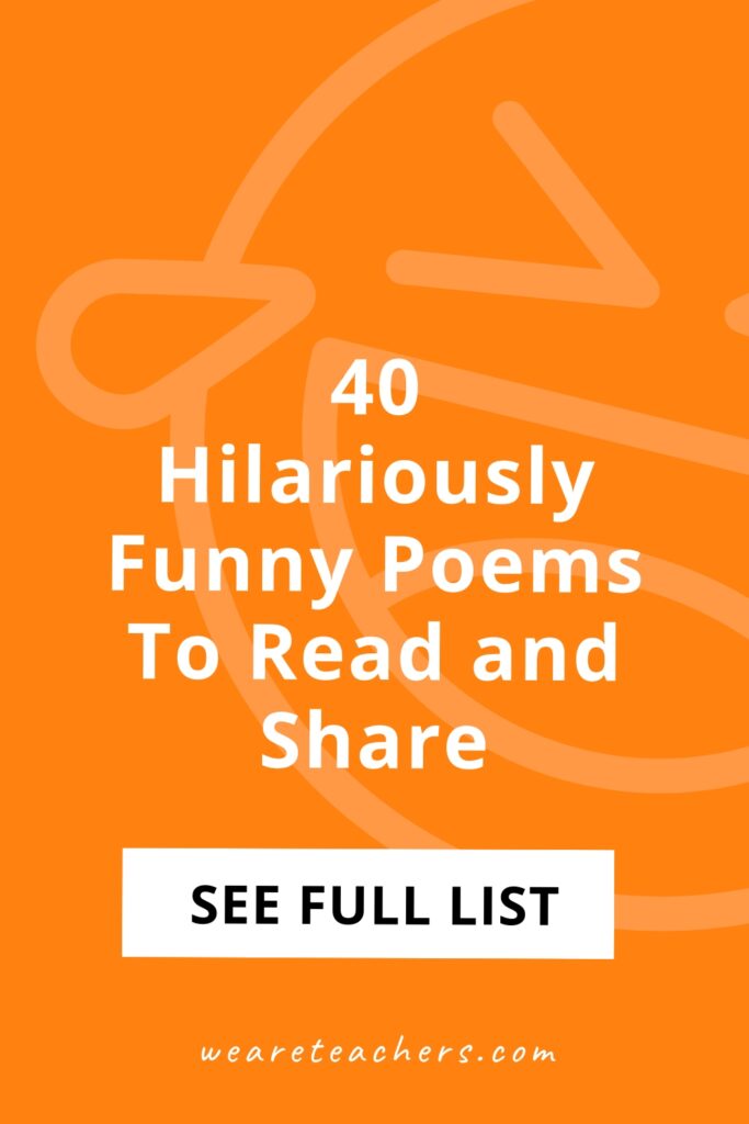 These funny poems are perfect for students who are studying poetry. They'll get kids laughing and learning all at once!