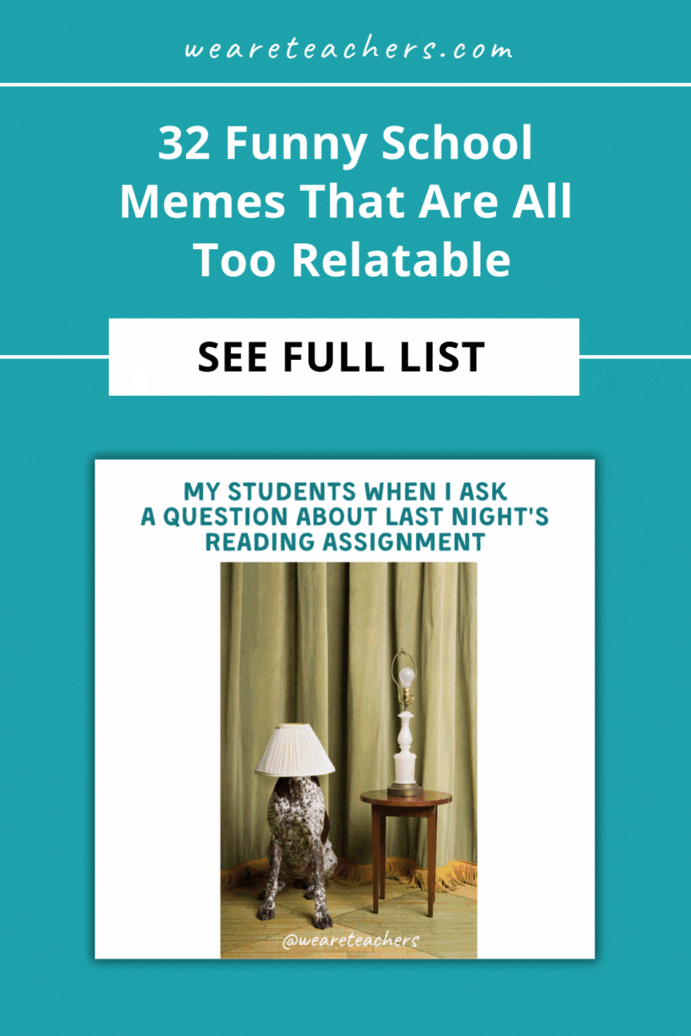 You're sure to get a chuckle out of these funny school memes that include everything from classroom stories to parking lots and textbooks.