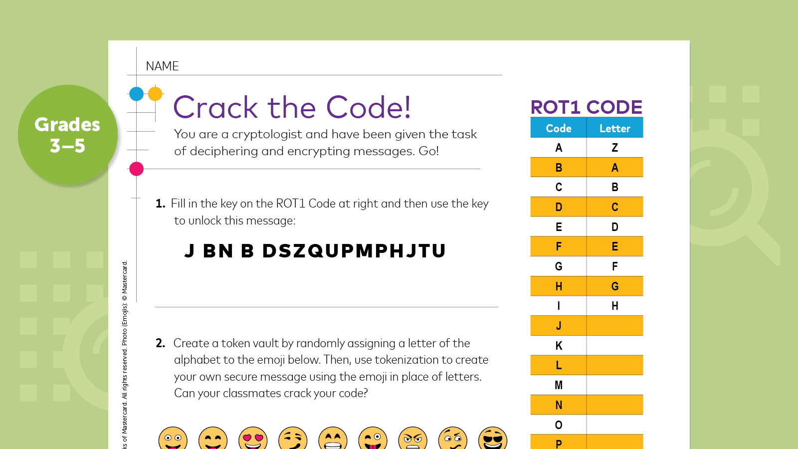 (opens in a new tab) Lesson Plan & Activity: Crack the Code. Find the Fraud!