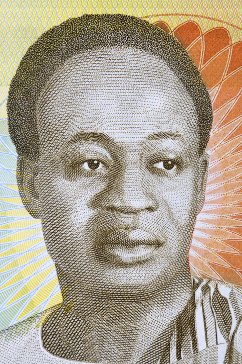 65 Great Leaders of the World Everyone Should Know Kwame Nkrumah portrait from Ghanaian money