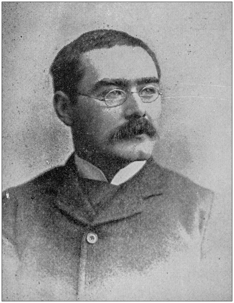 Antique photograph: Rudyard Kipling