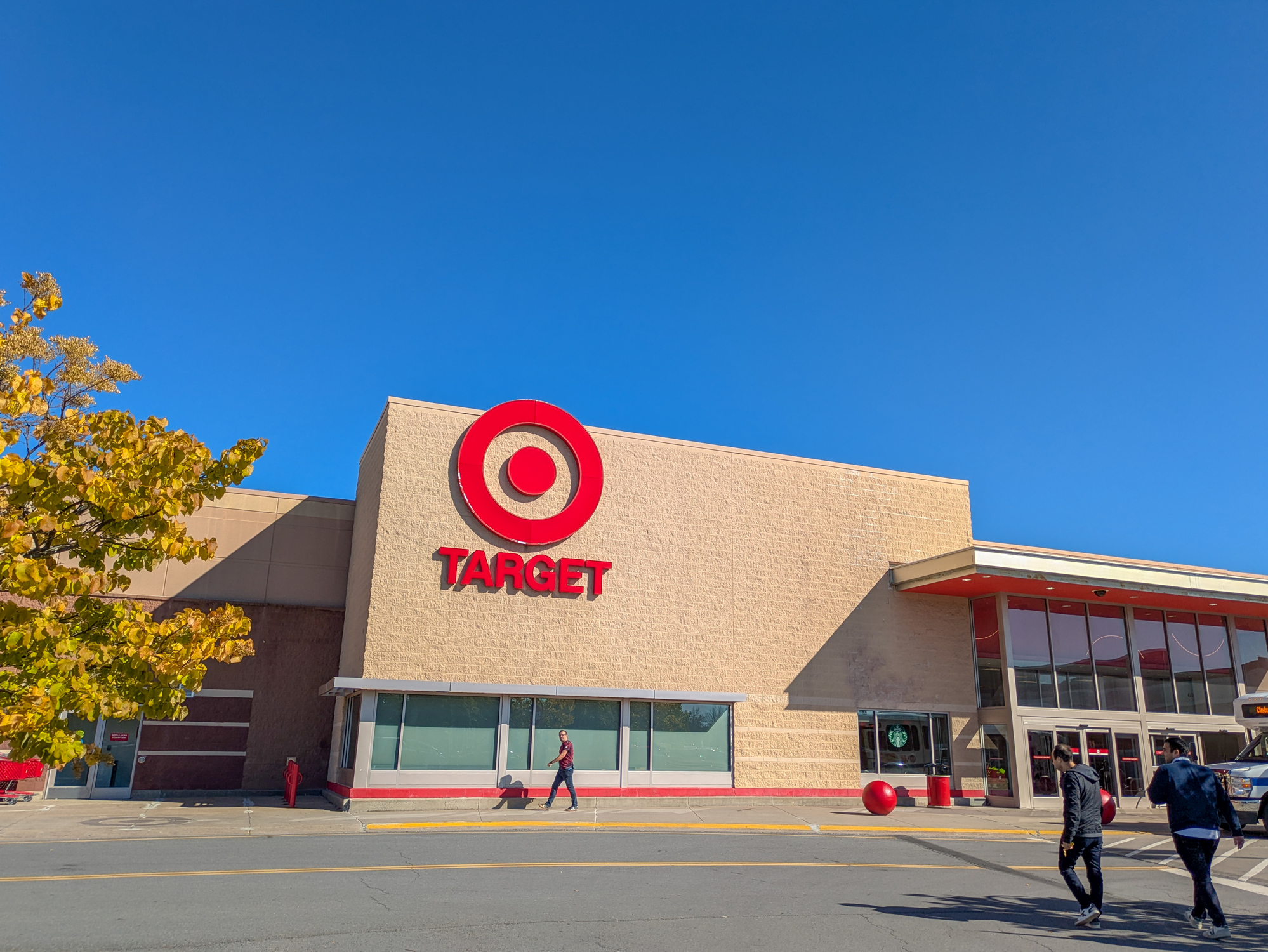 Target store in a sunny day in Plattsburgh in New York State on October 17/2024