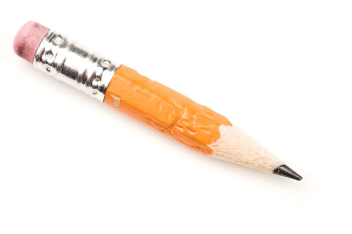 Small pencil -- drive teachers crazy
