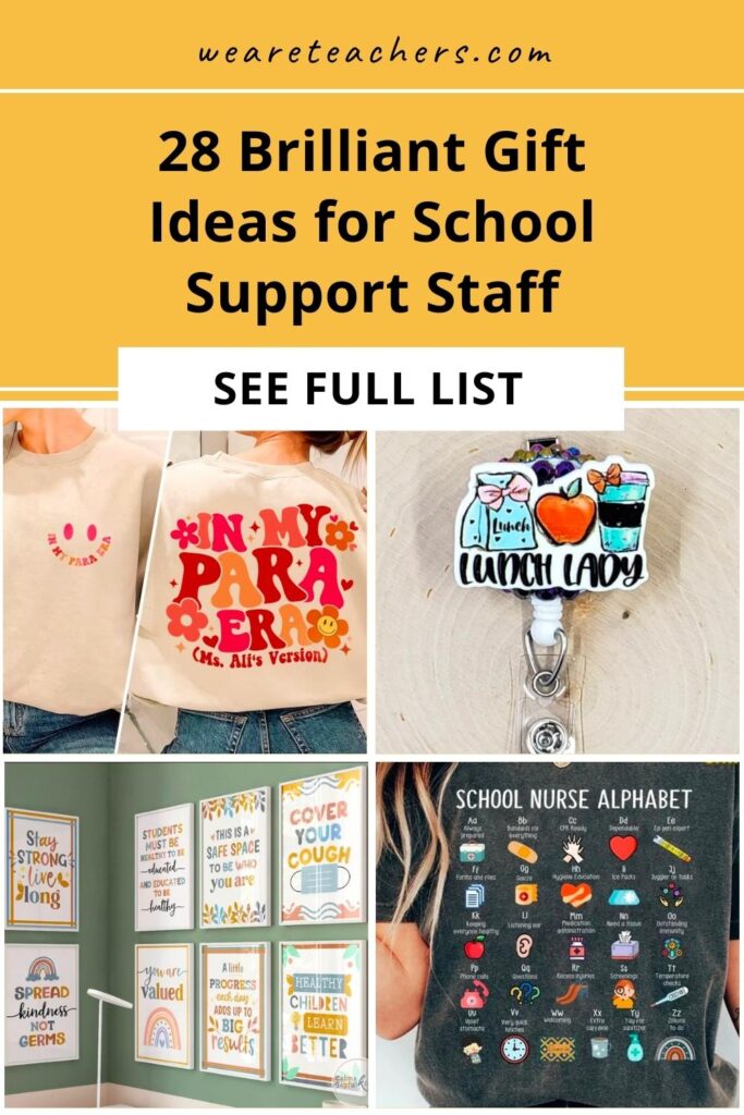 Teachers get lots of gifts, but what about everyone else? Here are the best gifts for school support staff like paraprofessionals.