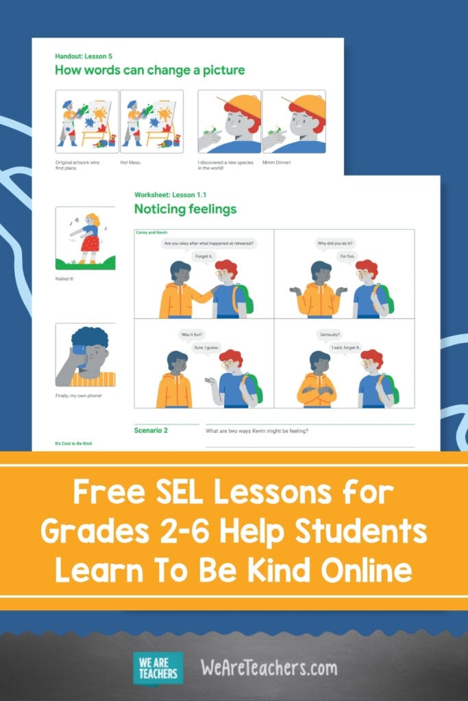 These Free SEL Lessons for Grades 2-6 Help Students Learn To Be Kind Online