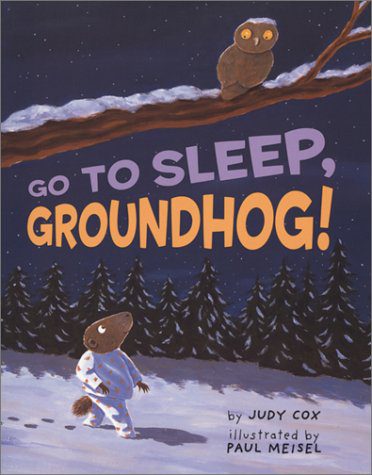 Book cover: Go to Sleep, Groundhog!