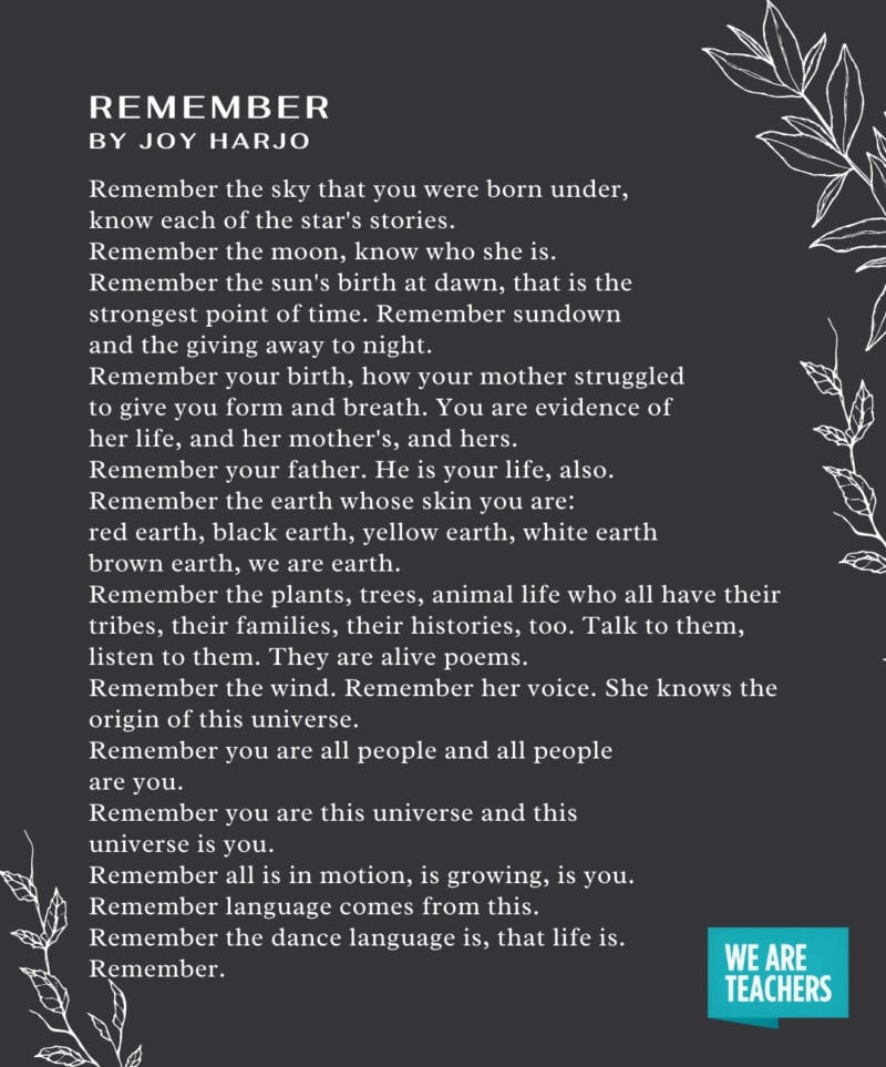 Graduation Poems - Remember