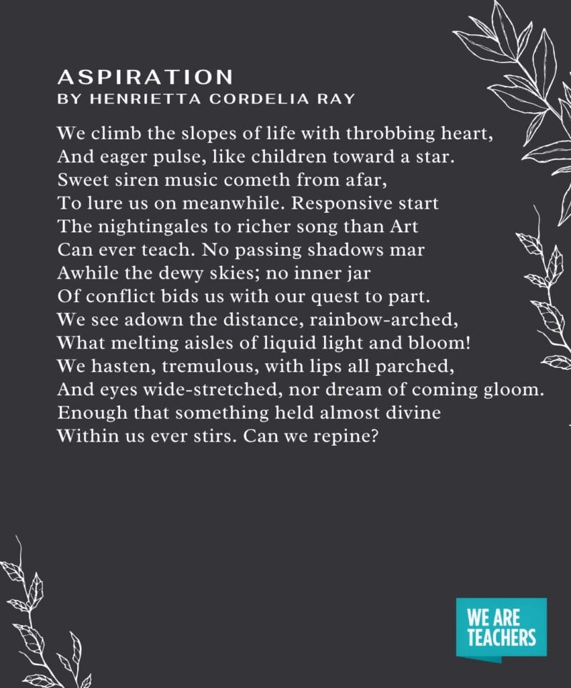 Graduation Poems - Aspiration