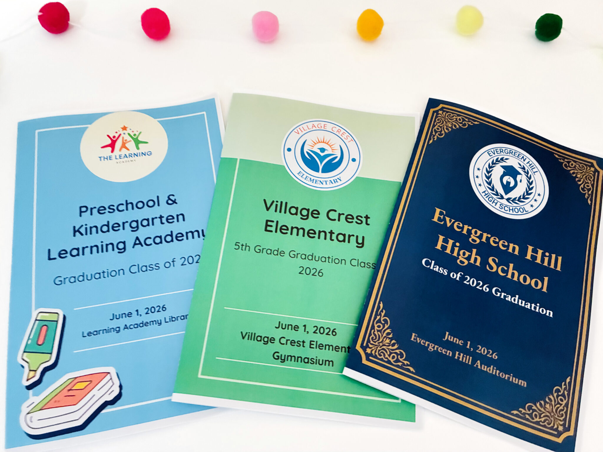 Free Editable Graduation Program Templates for All Grades - July 2026