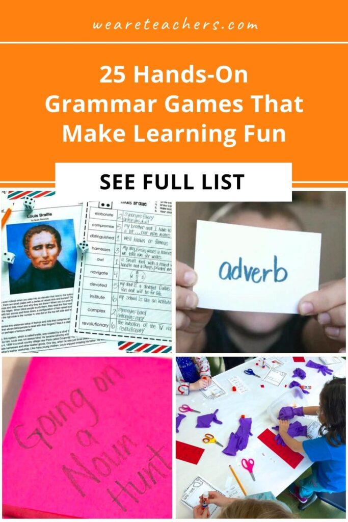 From scavenger hunts and Simon Says to rolling dice and tossing balls, your students will love these engaging grammar games.