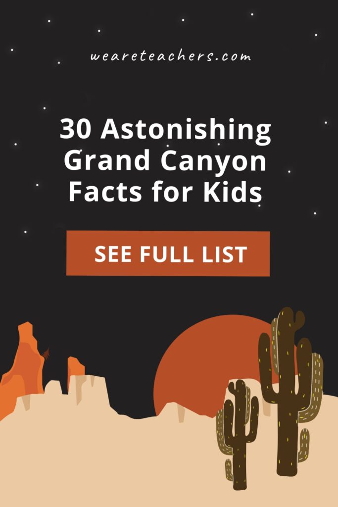 It's one of the most recognizable landmarks in America but how much do we know about it? Here's a list of Grand Canyon facts to share!