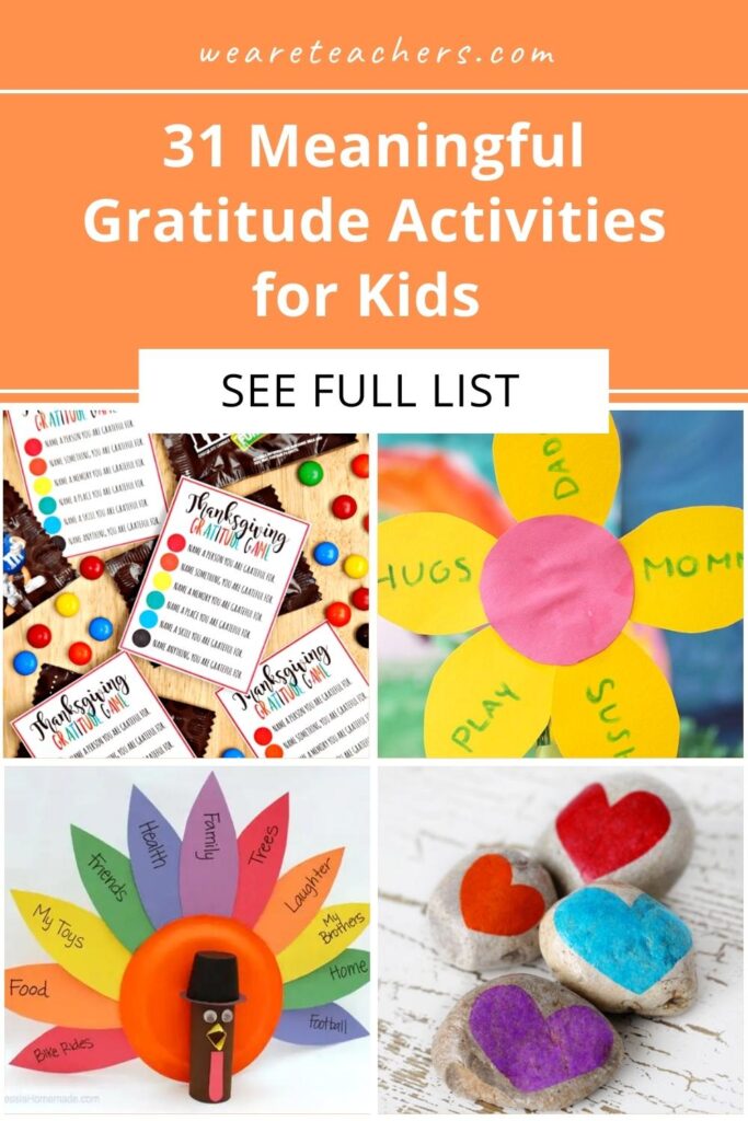 Want to create a thankful classroom? Here's a list of meaningful gratitude activities for kids that you can use today!