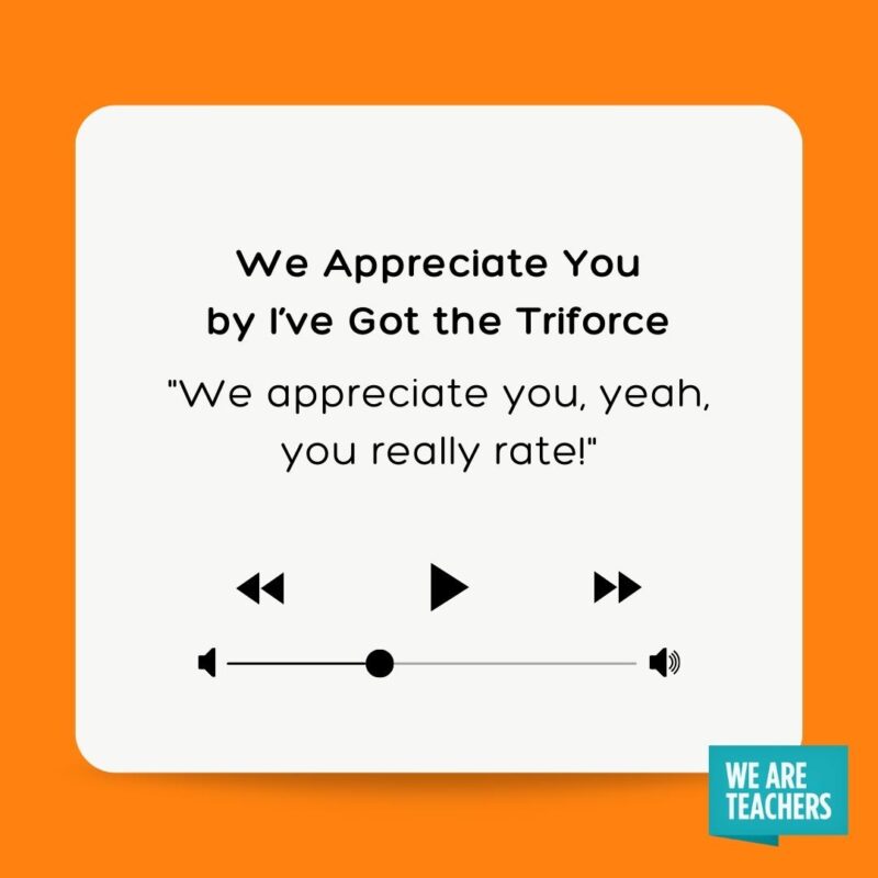 We Appreciate You by I've Got the Triforce.