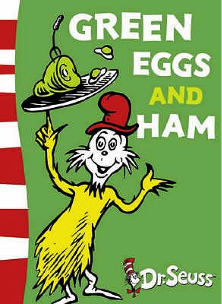Green Eggs and Ham Book Cover - Popular Kids Books