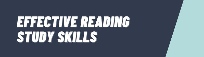 Effective reading study skills.