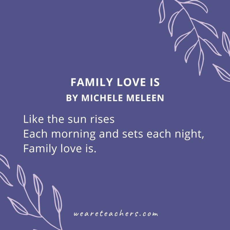 Family Love is by Michele Meleen.