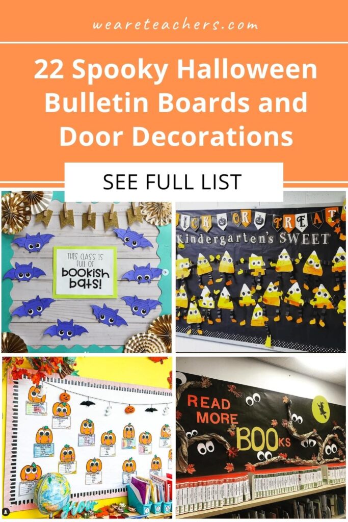 22 Spooktacular Halloween Bulletin Boards and Door Decorations