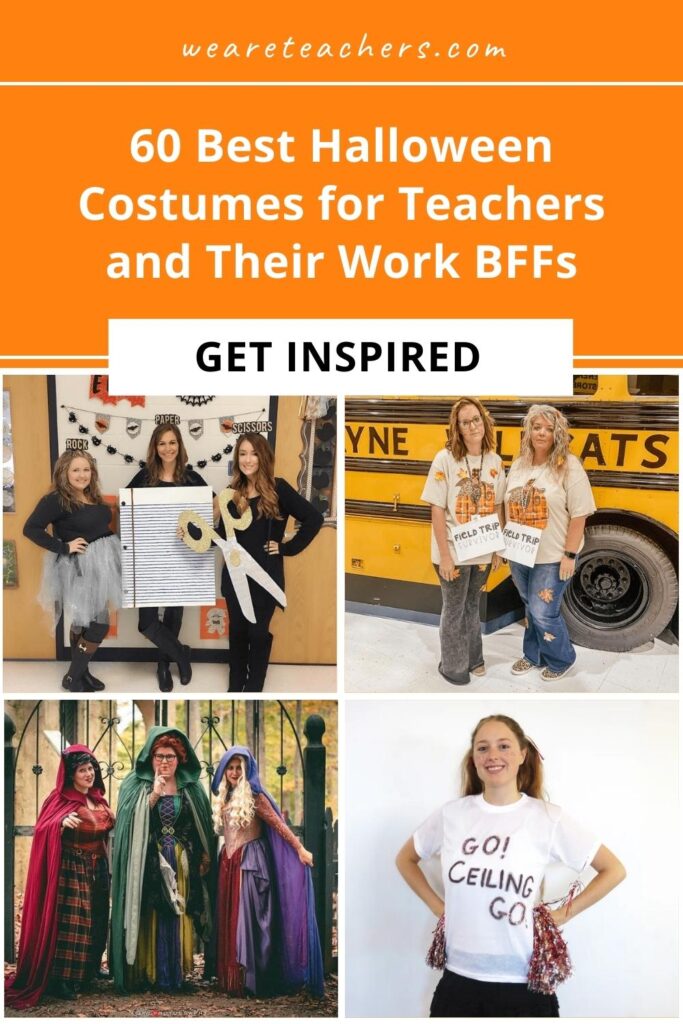 These are the best teacher Halloween costumes for groups or partners that we could find. Enjoy with your friends and co-workers!