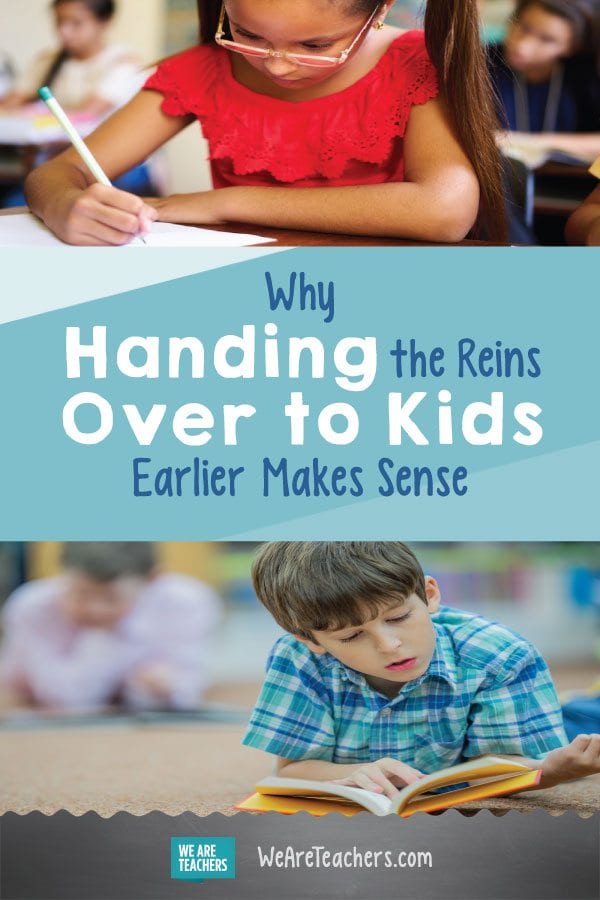Why Handing the Reins Over to Kids Earlier Makes Sense