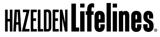 Hazelden Lifelines logo, black text on white background