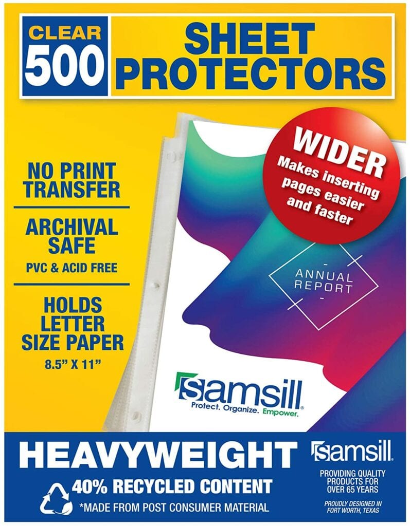 Heavyweight Sheet Protectors Heavyweight Sheet Protectors