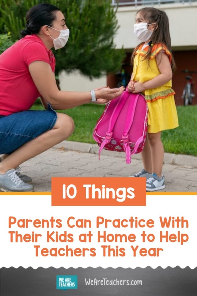 5 Things Parents Can Practice With Their Kids at Home to Help Teachers This Year