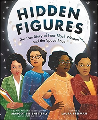 Book cover for Hidden Figures as an example of second grade books