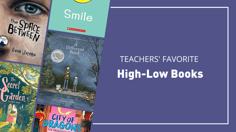 Teachers' favorite high-low books.