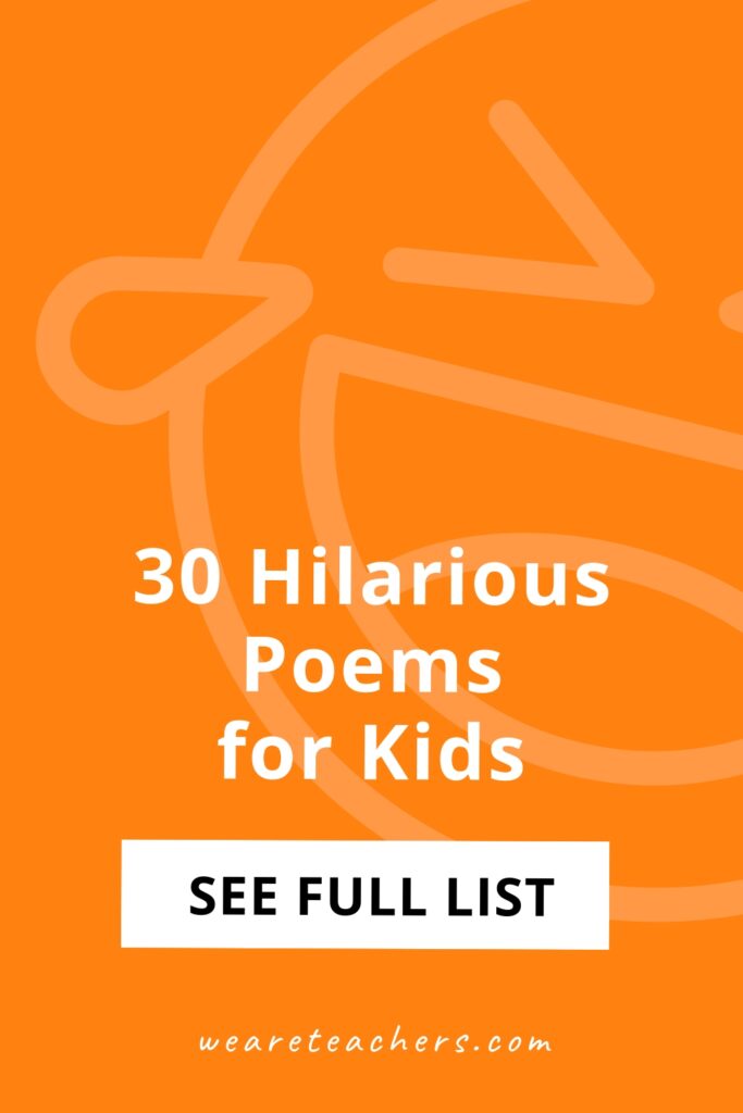 These funny poems are perfect for students who are studying poetry. They'll get them laughing and learning all at once!