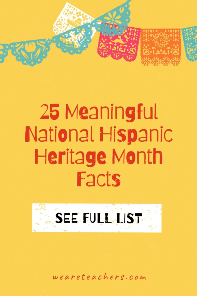 Hispanic Heritage Month starts in mid-September. Use these fun facts to learn more about this important month.